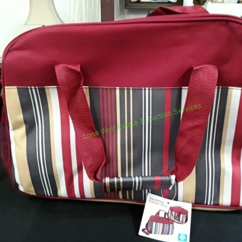 Striped Cooler bag
